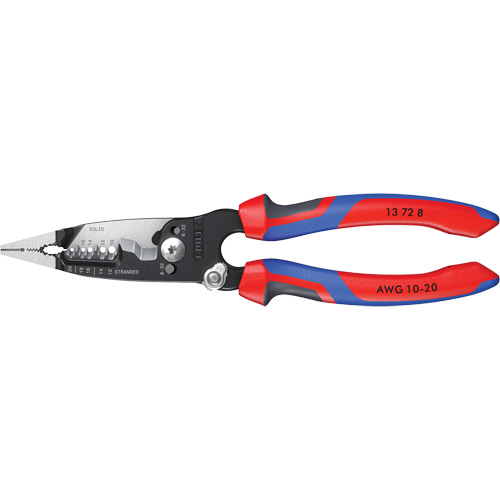 Forged Wire Stripper with KNIPEXTEND Handle, 8" L, 10 - 20 AWG Rock Safety Industrial Ltd