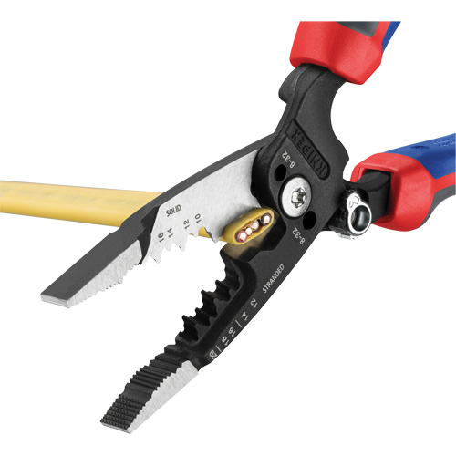 Forged Wire Stripper with KNIPEXTEND Handle, 8" L, 10 - 20 AWG Rock Safety Industrial Ltd