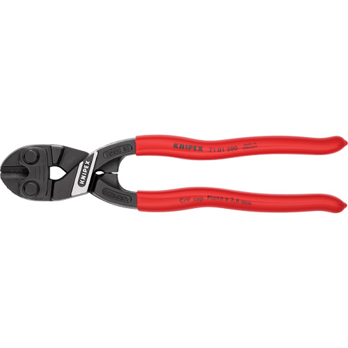 Coupe-boulons compact &agrave; levier d&eacute;multipli&eacute; CoBolt&reg;, 8" l, Coupe centrale Rock Safety Industrial Ltd