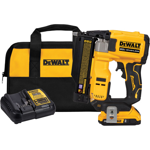 Ensemble cloueuse &agrave; goupilles sans fil sans balais ATOMIC COMPACT SERIES, calibre 23, 20 V, Lithium-ion Rock Safety Industrial Ltd
