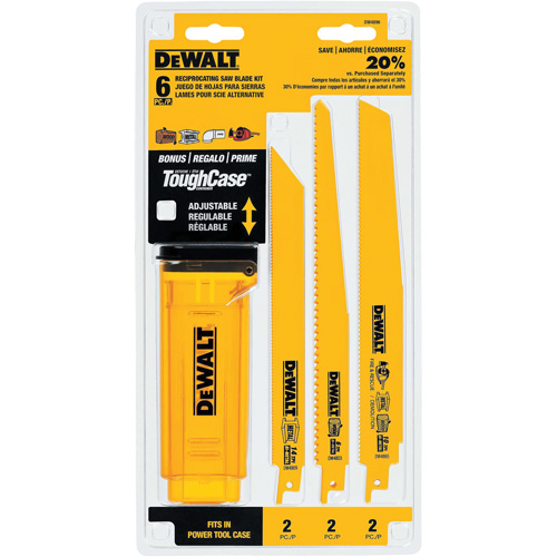 Bi-Metal Reciprocating Saw Blade Set with Telescoping Case Rock Safety Industrial Ltd