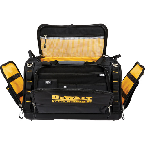 Sac &agrave; outils de chantier ToughSystem 2.0 r&eacute;sistant &agrave; la salet&eacute;, 1680 Denier, 50 pochettes, Noir/Jaune Rock Safety Industrial Ltd