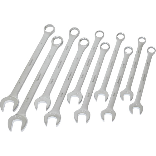 Contractor Series SAE Wrench Set, Combination, 10 Pieces, Imperial Rock Safety Industrial Ltd