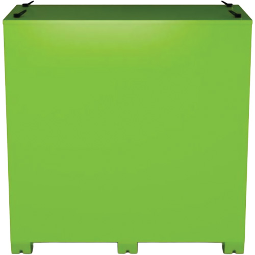 Armoire de rangement d'&eacute;PI sur place, Acier, Vert lime haute visibilit&eacute; Rock Safety Industrial Ltd