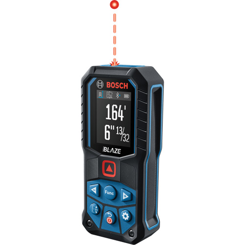 T&eacute;l&eacute;m&egrave;tre laser rouge connect&eacute; BLAZE, 0.0' - 165' (0.0 m - 50,2 m) Gamme de mesure, Num&eacute;rique (&eacute;lectronique) Rock Safety Industrial Ltd
