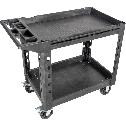 MODbox Utility Cart, 0 Drawers, 44-63/100" L x 25-1/2" W x 39" H, Black Rock Safety Industrial Ltd