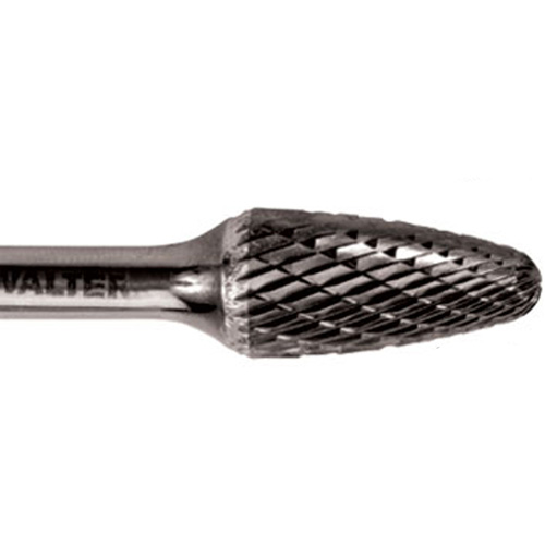 Double Cut Ballnose Tree Burr, SF-1, 1/4" Dia., 5/8" Depth of Cut Rock Safety Industrial Ltd