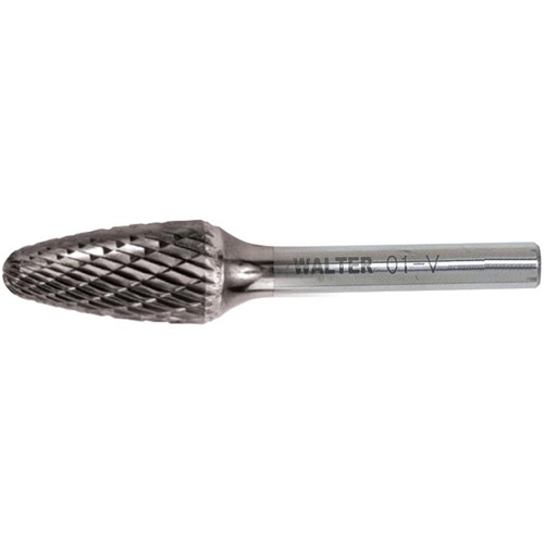Double Cut Tree Carbide Burr, 1/2" Dia., 1" Depth of Cut Rock Safety Industrial Ltd