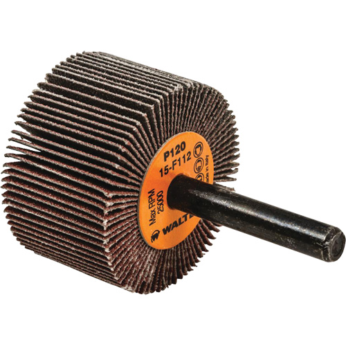 Disques &agrave; lamelles - Meules &agrave; lamelles Coolcut, Oxyde d'aluminium, Grain 120, 1-1/2" x 1" x 1/4" Rock Safety Industrial Ltd