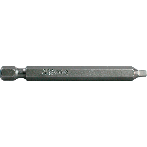 EMBOUTS &agrave; MANDRIN 1/4" CARR&eacute;S &agrave; EMPREINTE R&eacute;DUITE, Carr&eacute;e, Embout #3, Prise 1/4", Longueur 6" Rock Safety Industrial Ltd