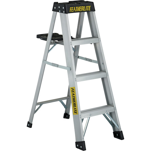 3400 Series Industrial Extra Heavy-Duty Step Ladder, 4', Aluminum, 300 lbs. Capacity, Type 1A Rock Safety Industrial Ltd