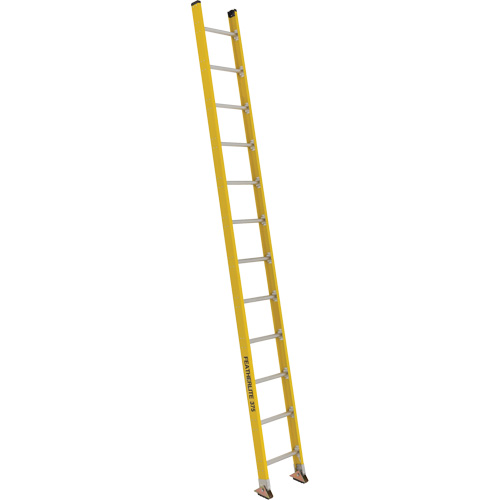 Industrial Extra Heavy-Duty Straight Ladders (5600 Series), 12', Fibreglass, 375 lbs., CSA Grade 1AA Rock Safety Industrial Ltd