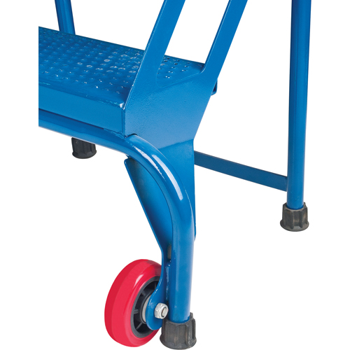 Portable Folding Ladder, 3 Steps, Perforated, 30" High Rock Safety Industrial Ltd