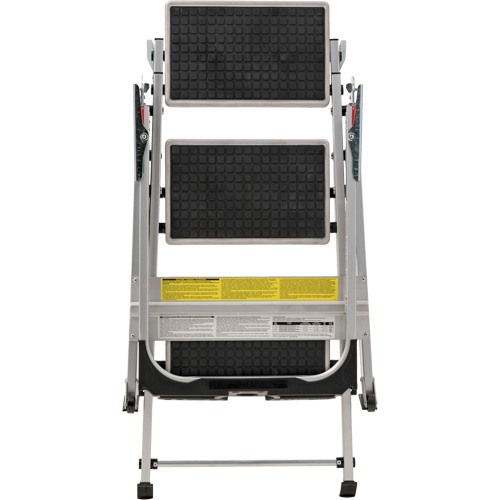 &eacute;chelle escabeau avec roues pivotantes, 3 marches, 34" x 22" x Hauteur 50,75" Rock Safety Industrial Ltd
