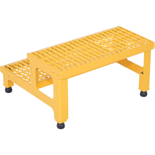 Plate-forme ajustable Step-Mate, 2 marche(s), 23-13/16" la x 22-7/8" lo x 15-1/4" h, Capacit&eacute; 500 lb Rock Safety Industrial Ltd