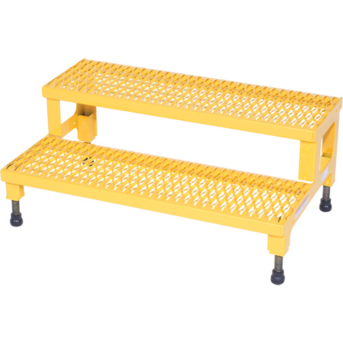 Plate-forme ajustable Step-Mate, 2 marche(s), 36-3/16" la x 22-7/8" lo x 15-1/4" h, Capacit&eacute; 500 lb Rock Safety Industrial Ltd