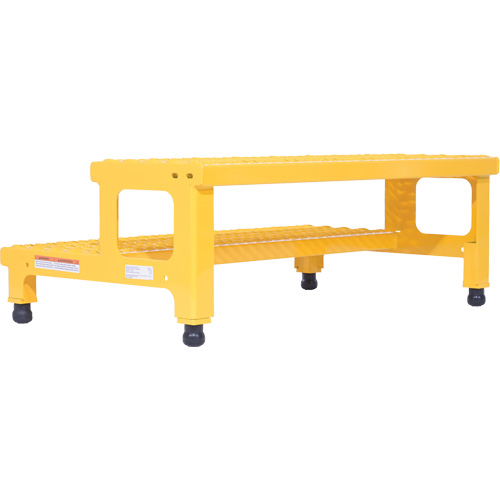 Plate-forme ajustable Step-Mate, 2 marche(s), 36-3/16" la x 22-7/8" lo x 15-1/4" h, Capacit&eacute; 500 lb Rock Safety Industrial Ltd