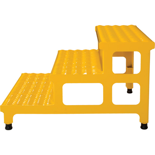 Adjustable Step-Mate Stand, 3 Step(s), 36-3/16" W x 33-7/8" L x 22-1/4" H, 500 lbs. Capacity Rock Safety Industrial Ltd