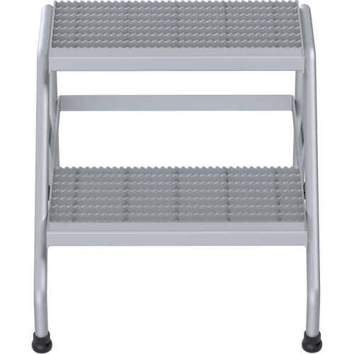 Escabeau en aluminium, 2 marche(s), 22-13/16" la x 24-9/16" lo x 20" h, Capacit&eacute; 500 lb Rock Safety Industrial Ltd