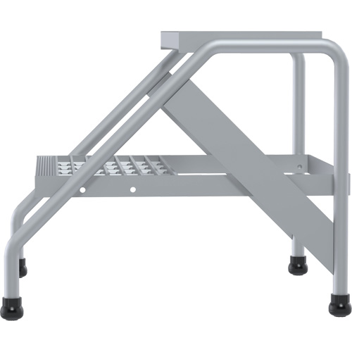 Escabeau en aluminium, 2 marche(s), 22-13/16" la x 24-9/16" lo x 20" h, Capacit&eacute; 500 lb Rock Safety Industrial Ltd