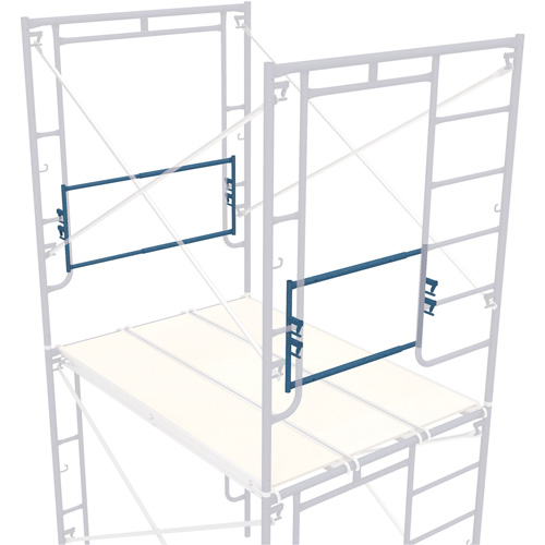 Garde-corps dextr&eacute;mit&eacute; extensible pour l'&eacute;chafaudage, Barre de retenue, 21" h Rock Safety Industrial Ltd