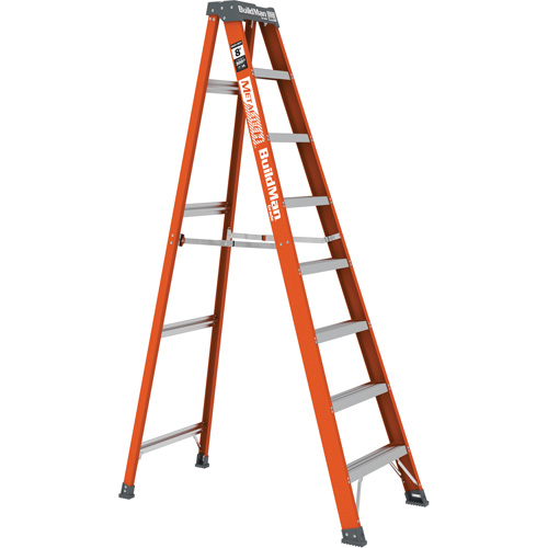 Escabeau BuildMan, 8', Fibre de verre, Capacit&eacute; 300 lb, Type 1A Rock Safety Industrial Ltd