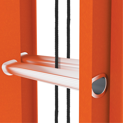 BuildMan&reg; Extension Ladder, 300 lbs. Cap., 40' H, Grade 1A Rock Safety Industrial Ltd