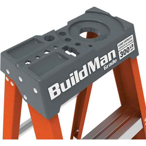 Step Ladder, 10', Fibreglass, 300 lbs. Capacity, Type 1A Rock Safety Industrial Ltd