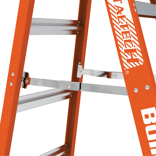 Step Ladder, 10', Fibreglass, 300 lbs. Capacity, Type 1A Rock Safety Industrial Ltd