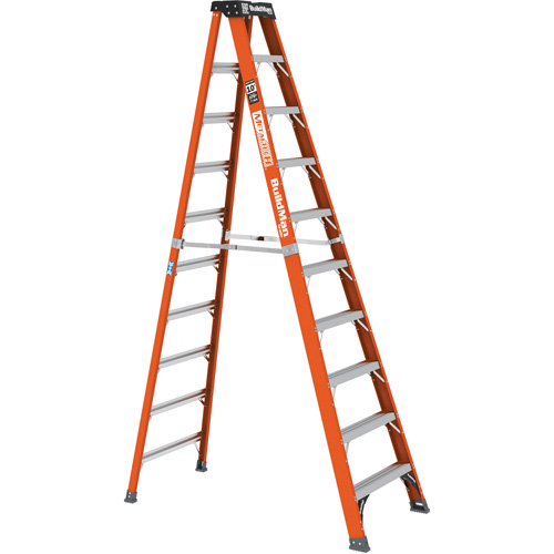 Step Ladder, 10', Fibreglass, 375 lbs. Capacity, Type 1AA Rock Safety Industrial Ltd