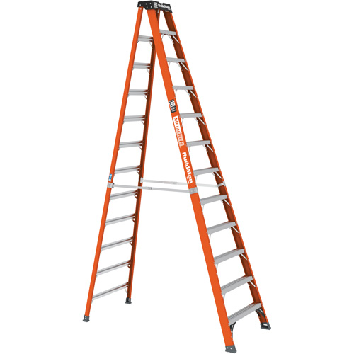 Step Ladder, 12', Fibreglass, 375 lbs. Capacity, Type 1AA Rock Safety Industrial Ltd