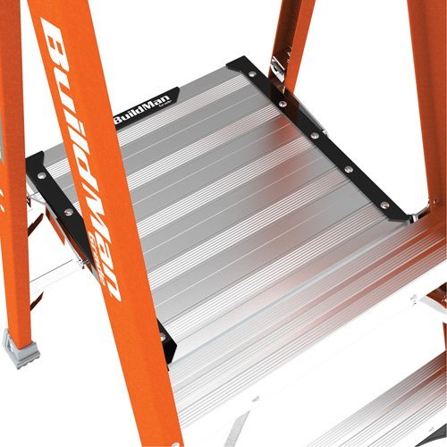 Safespace Platform Step Ladder, 10', 300 lbs. Cap. Rock Safety Industrial Ltd