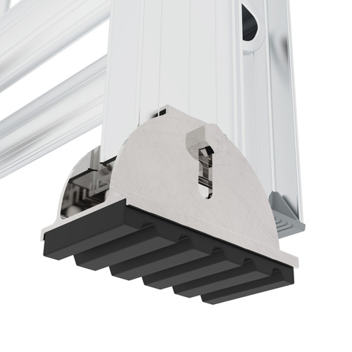 Jobsite Series Extension Ladder, 225 lbs. Cap., 20' H, Grade 2 Rock Safety Industrial Ltd