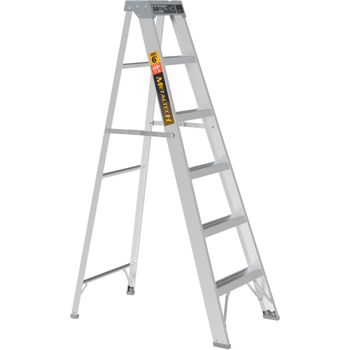 Escabeau, 6', Aluminium, Capacit&eacute; 225 lb, Type 2 Rock Safety Industrial Ltd
