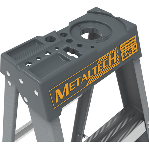 Escabeau, 6', Fibre de verre, Capacit&eacute; 225 lb, Type 2 Rock Safety Industrial Ltd