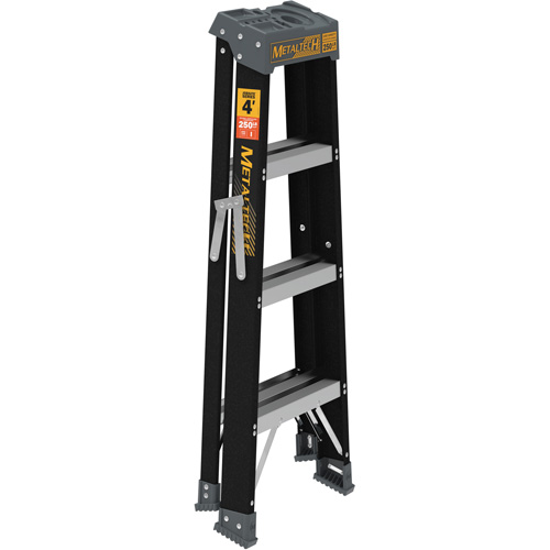 Step Ladder, 4', Fibreglass, 250 lbs. Capacity, Type 1 Rock Safety Industrial Ltd