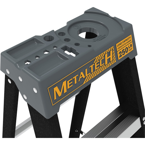 Escabeau, 10', Fibre de verre, Capacit&eacute; 250 lb, Type 1 Rock Safety Industrial Ltd