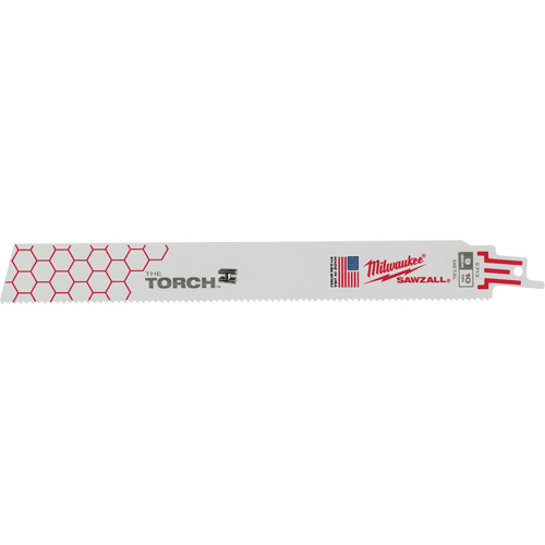 The Torch Sawzall&reg; Blades, Bi-Metal, 10 TPI, 9" L x 1" W Rock Safety Industrial Ltd