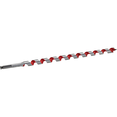 Ship Auger Drill Bit, 1-1/16" Diameter, 15" Flute, 7/16" Hex Shank Rock Safety Industrial Ltd