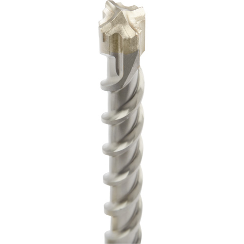 Foret &agrave; 4 cannelures pour perceuse &agrave; percussion MX4, 7/8", Tige SDS-Plus, Carbure Rock Safety Industrial Ltd