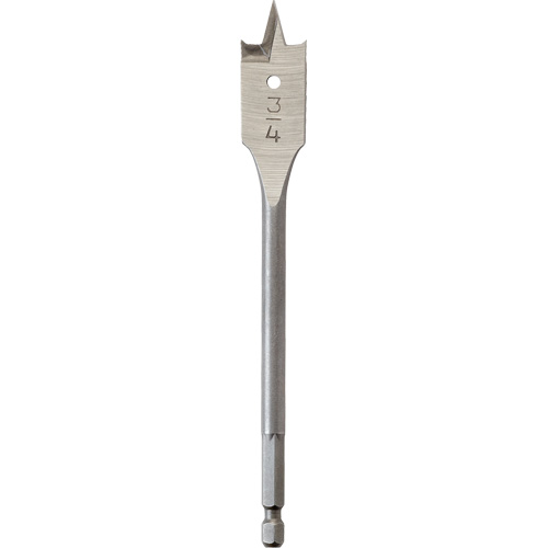 M&egrave;che plate, Diam&egrave;tre de 3/4", Tige 1/4" hex, Longeur de 6" Rock Safety Industrial Ltd