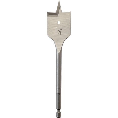 M&egrave;che plate, Diam&egrave;tre de 1-1/4", Tige 1/4" hex, Longeur de 6" Rock Safety Industrial Ltd