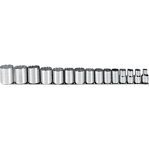 Jeu de douilles, 15 Mcx, Prise de 1/2" Rock Safety Industrial Ltd
