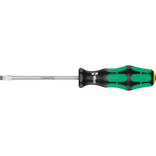 Tapered Slotted Screwdriver, 1/2", 10/1/2" L, Plastic Handle Rock Safety Industrial Ltd