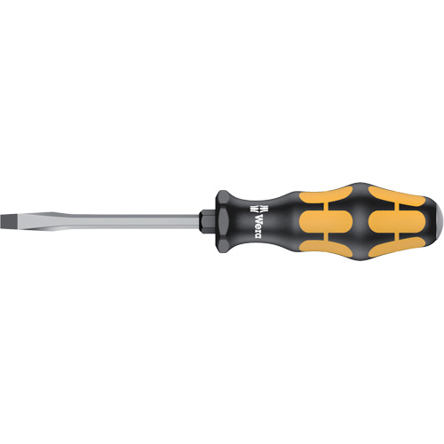 Slotted Demolition Screwdriver, 1/4", 8-1/8" L, Plastic Handle Rock Safety Industrial Ltd