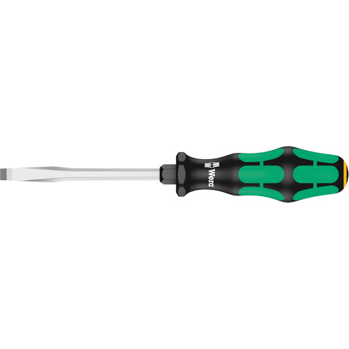 Slotted Screwdriver, 1.0 mm, 7-13/16" L, Plastic Handle Rock Safety Industrial Ltd