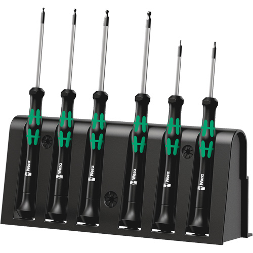 Jeu de tournevis de pr&eacute;cision, 6 mcx Rock Safety Industrial Ltd