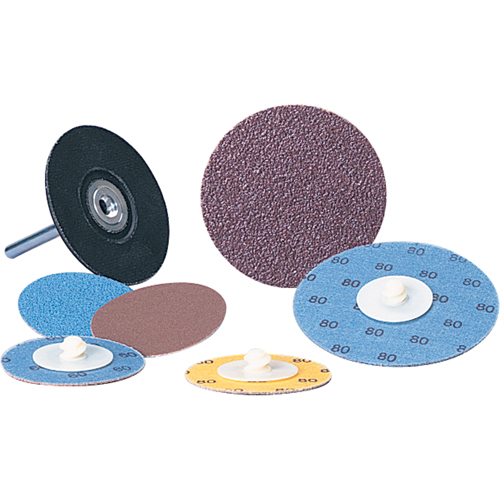 Disque &agrave; changement rapide Standard Abrasives, 2" dia., Grain 36, Oxyde d'aluminium Rock Safety Industrial Ltd
