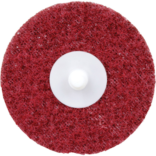 Disque de conditionnement de surface &agrave; remplacement rapide Standard Abrasives, 3" dia., Grain Moyen, Oxyde d'aluminium Rock Safety Industrial Ltd