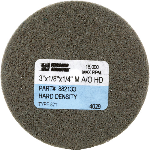 Disque unitaris&eacute; Standard Abrasives, 3" x 1/8", Arbre de 1/4", Grain de Moyen, Oxyde d'aluminium Rock Safety Industrial Ltd